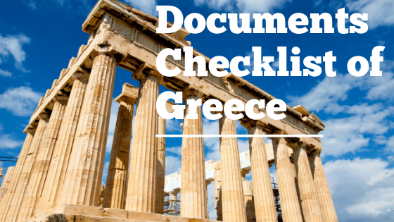 handwritten application schengen visa apply of with you can Checklist Greece Visa Documents