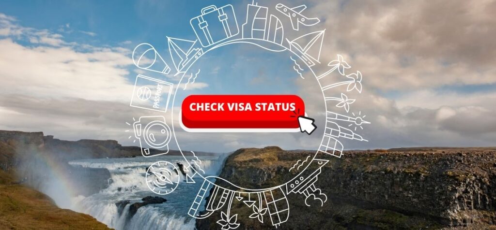 how to check visa status online
